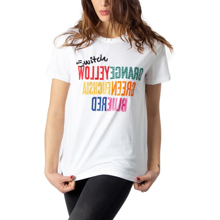 Desigual Women's T-Shirt White 170563 - white M