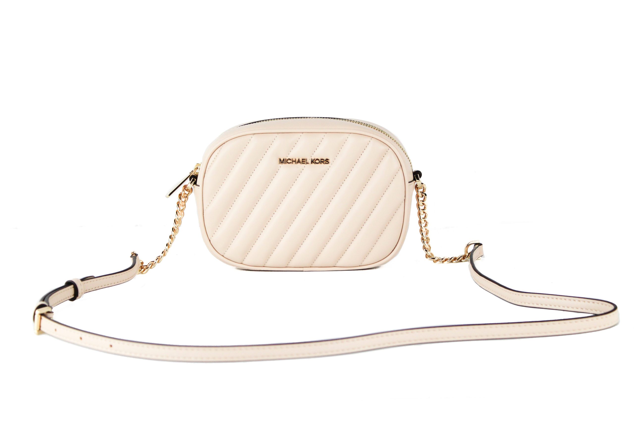 Michael Kors Women's Rose Crossbody Bag Beige 85466