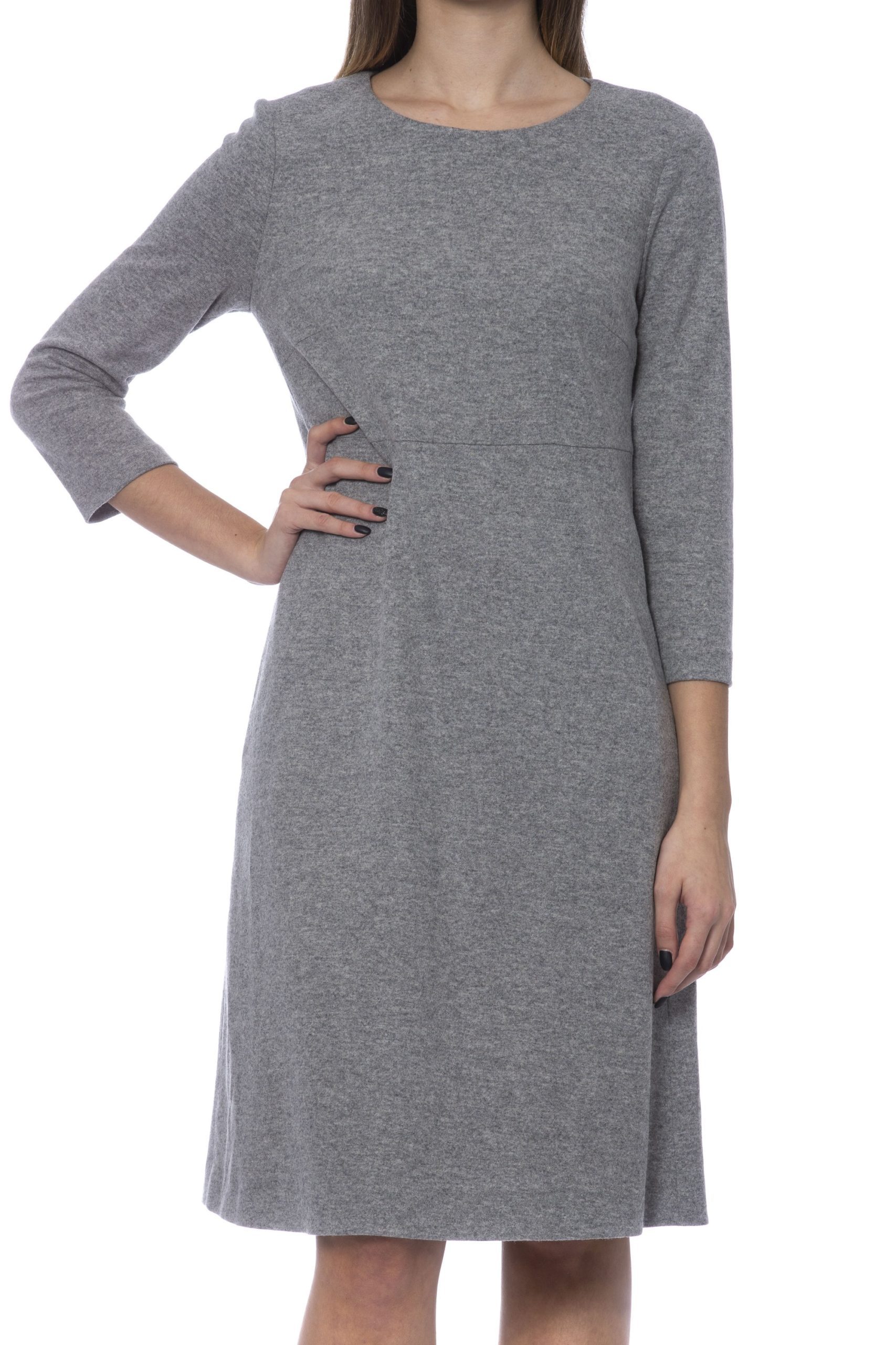 Peserico Women's Dress Grey PE992296 - IT42 | S