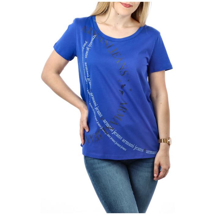 Armani Jeans Women's T-Shirt Blue 271619 - blue XXL