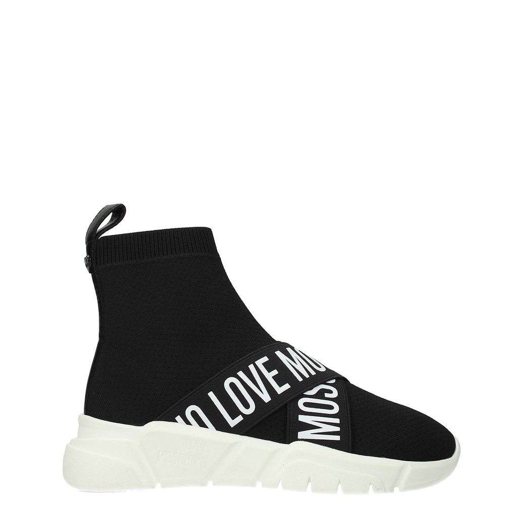 Love Moschino Women's Trainer Black JA15033G1DIZ0 - black EU 35