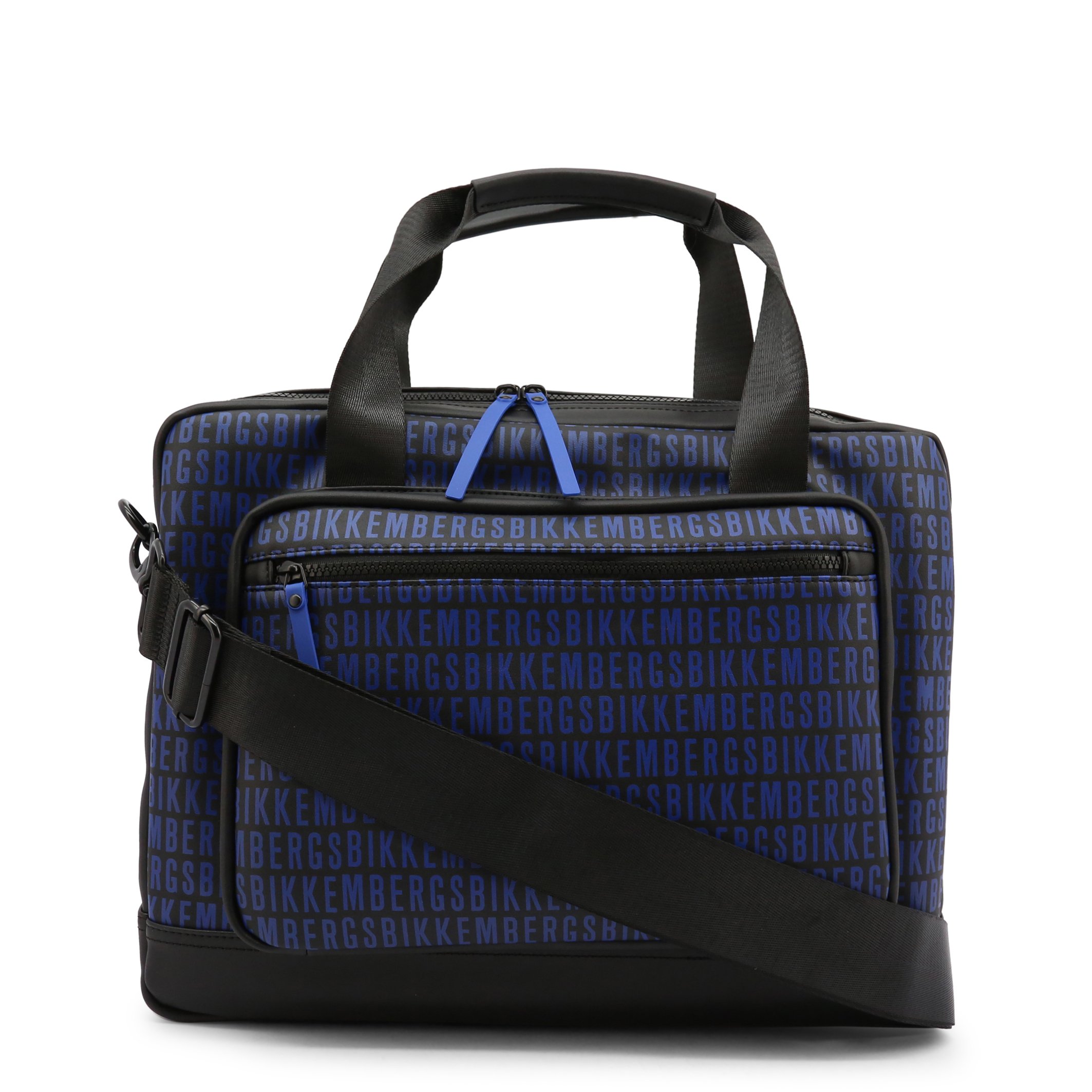 Bikkembergs Men's Briefcase Black E2APME81005C - black-2 NOSIZE