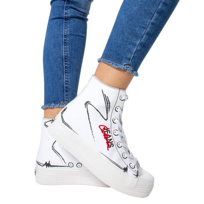 Calvin Klein Jeans Women's Trainer Blue 170951 - white 35