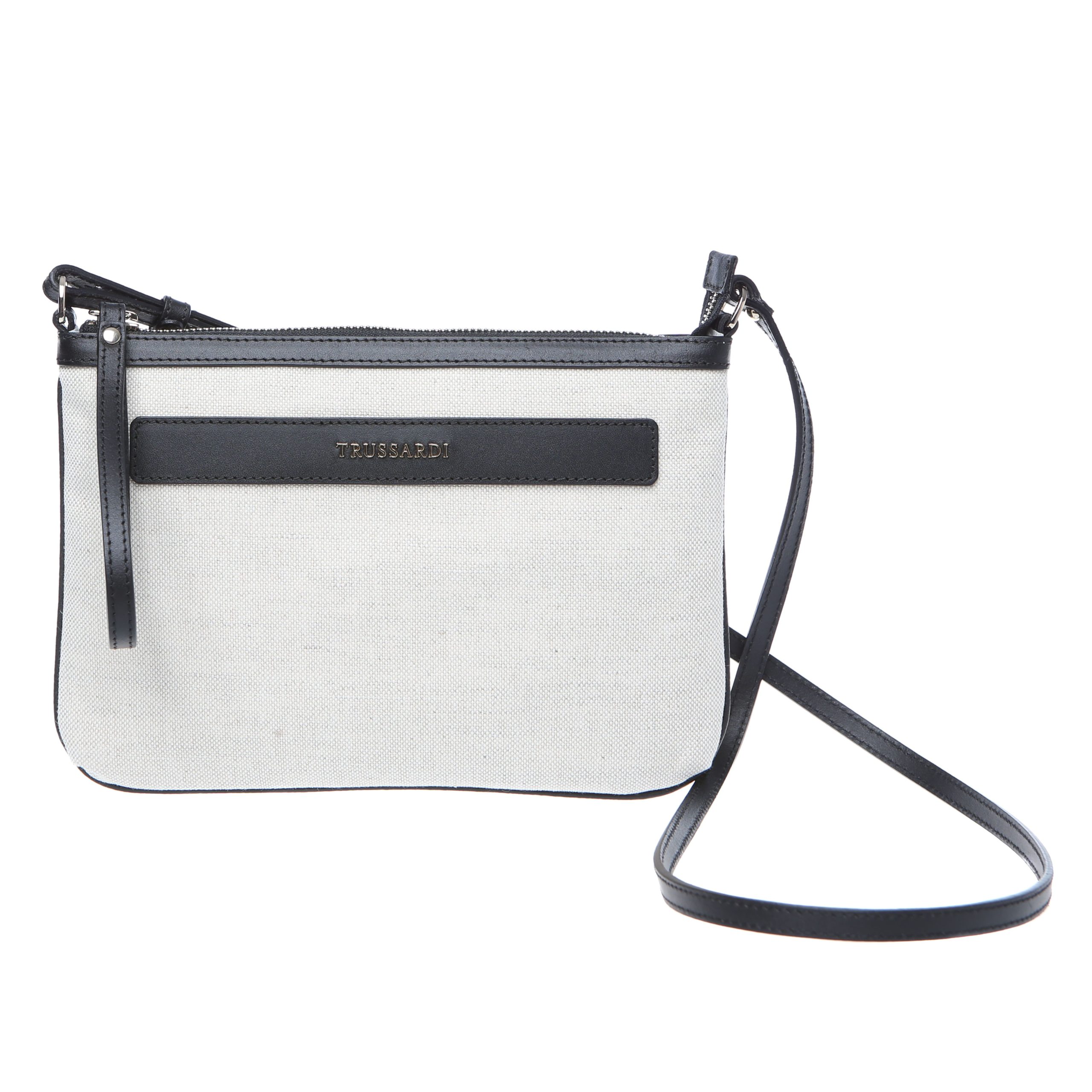 Trussardi Women's Crossbody Bag White 76B121M_119Natural-Black