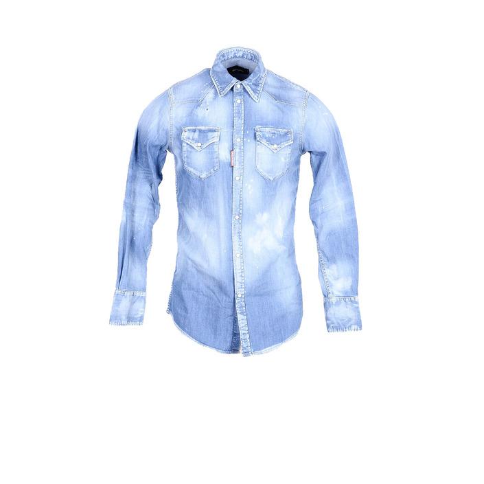 Dsquared Men's Shirt Blue 181239 - blue 50
