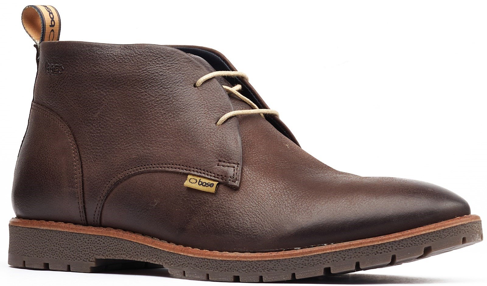 Base London Men's Miller Lace Up Desert Boot Brown 32569 - Brown 7