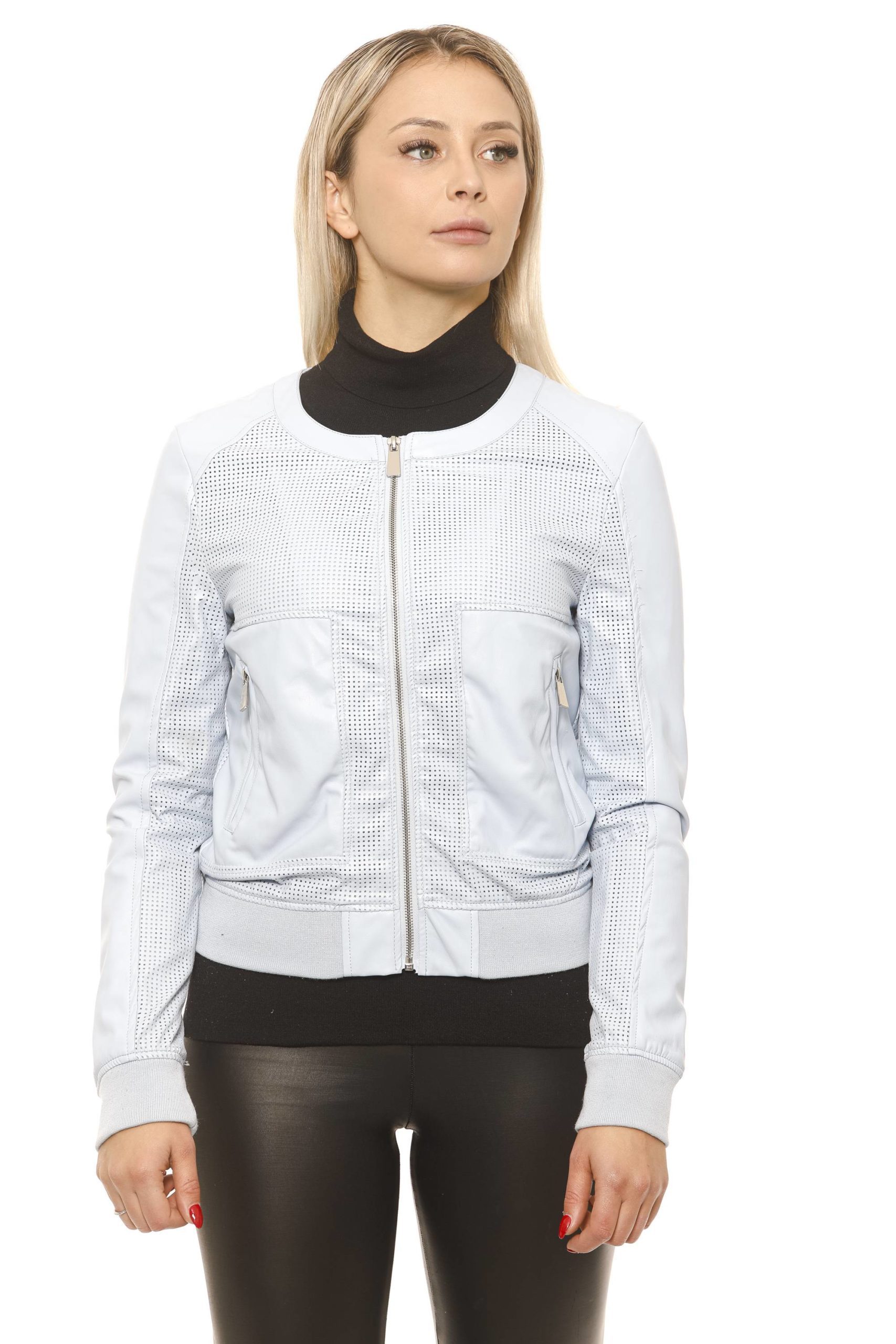 19V69 Italia Women's Azzurro Sky Jacket Light Blue 191388412 - M