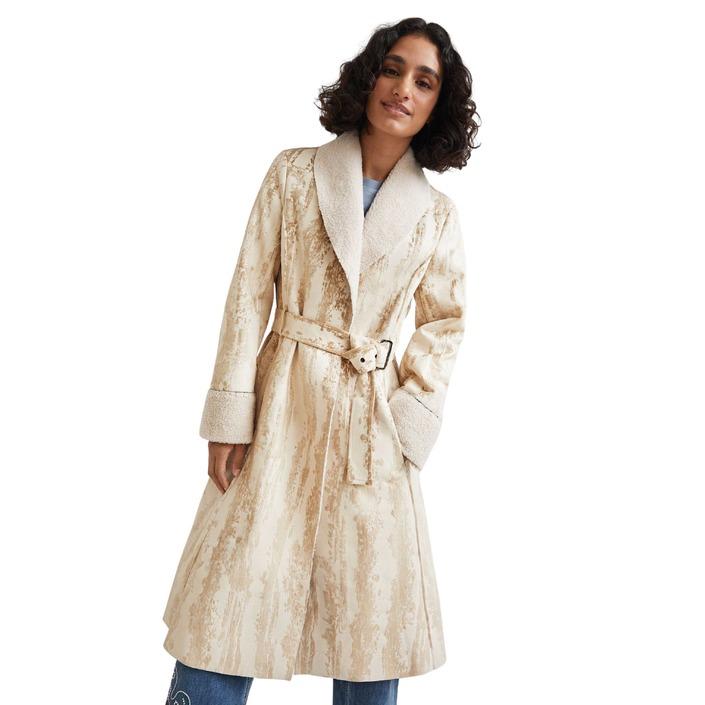 Desigual - Desigual Women Coat - beige S