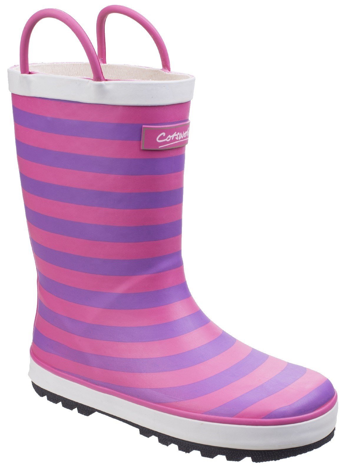 Cotswold Kids Captain Stripy Wellies Boot Blue 25545 - Pink 4.5