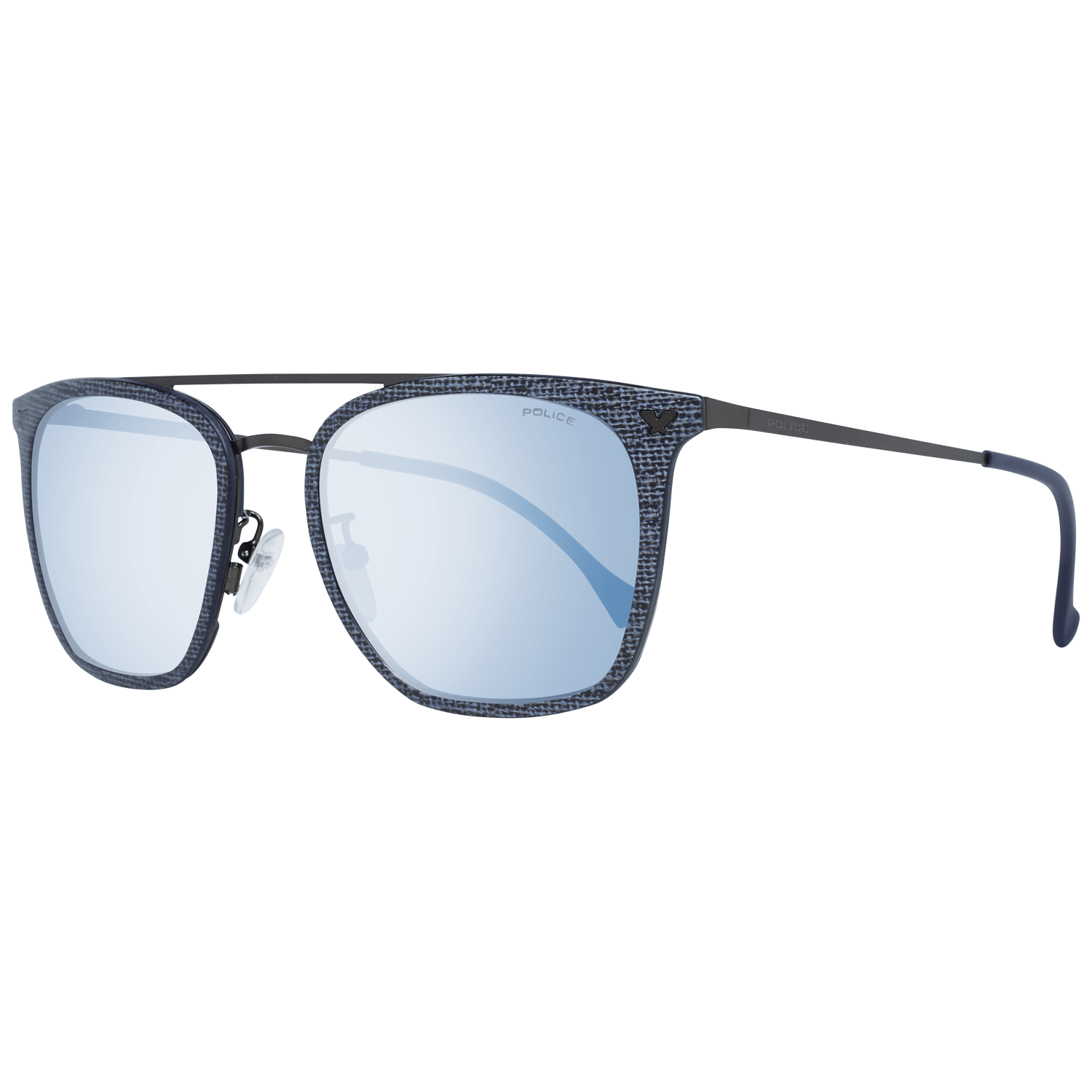 Police Unisex Sunglasses Blue PL152N 53AG2B