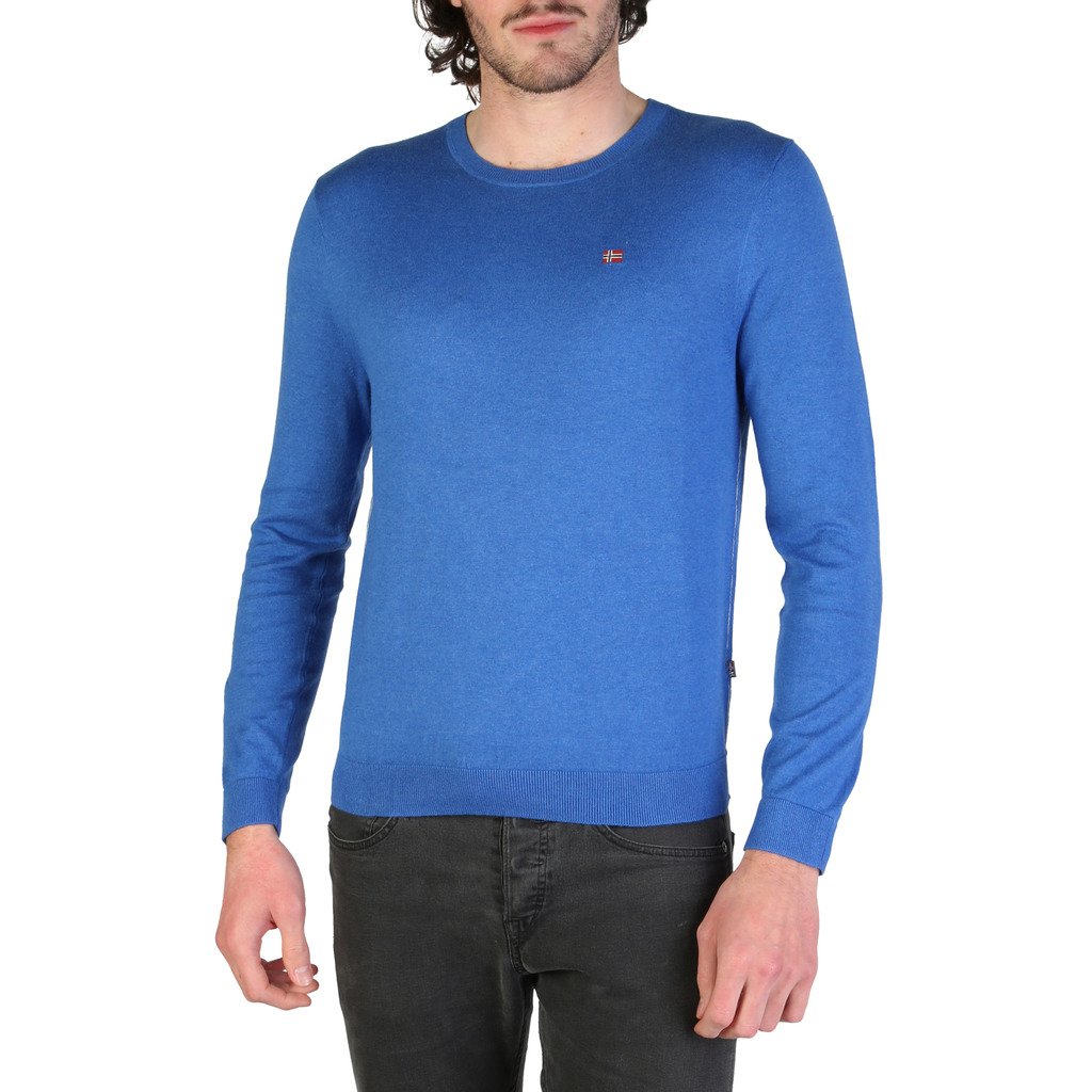 Napapijri Men's Sweater Blue DECATUR_N0YHE6 - blue S