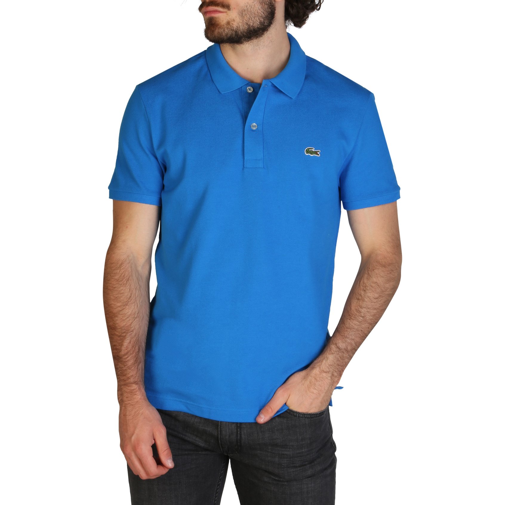 Lacoste Men's Polo Shirt Various Colours PH4012_SLIM - blue-2 S