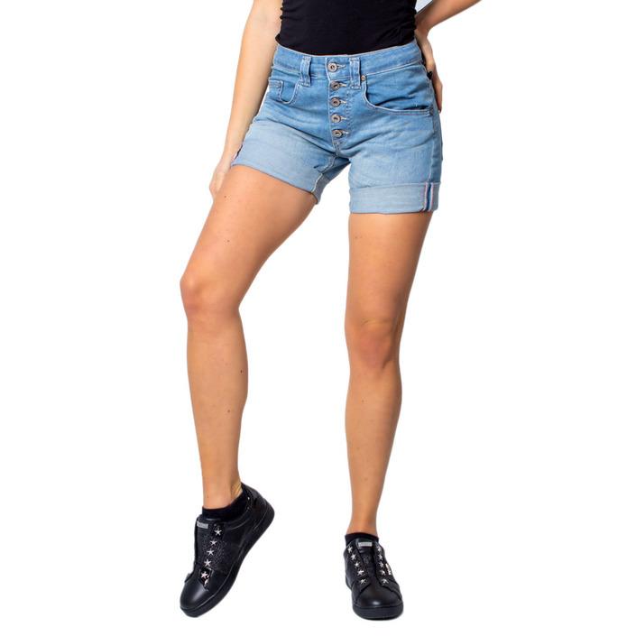 Please Women's Short Blue 180981 - blue XXS