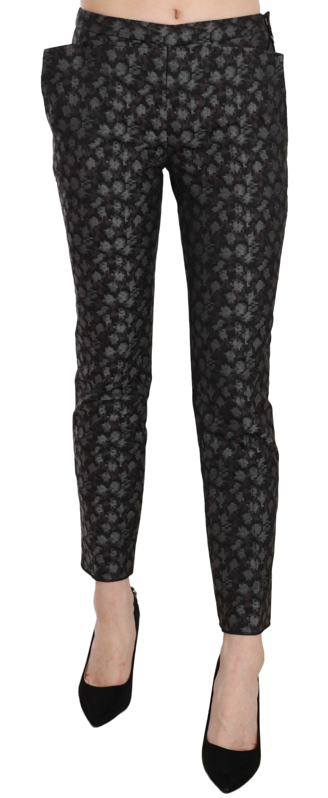 Just Cavalli Women's Low Waist Skinny Trouser Black PAN70336 - IT40|S
