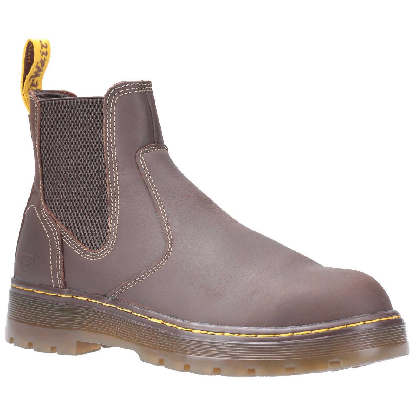 Dr Martens Unisex Eaves SB Elasticated Safety Boot Brown 29519 - Brown 10