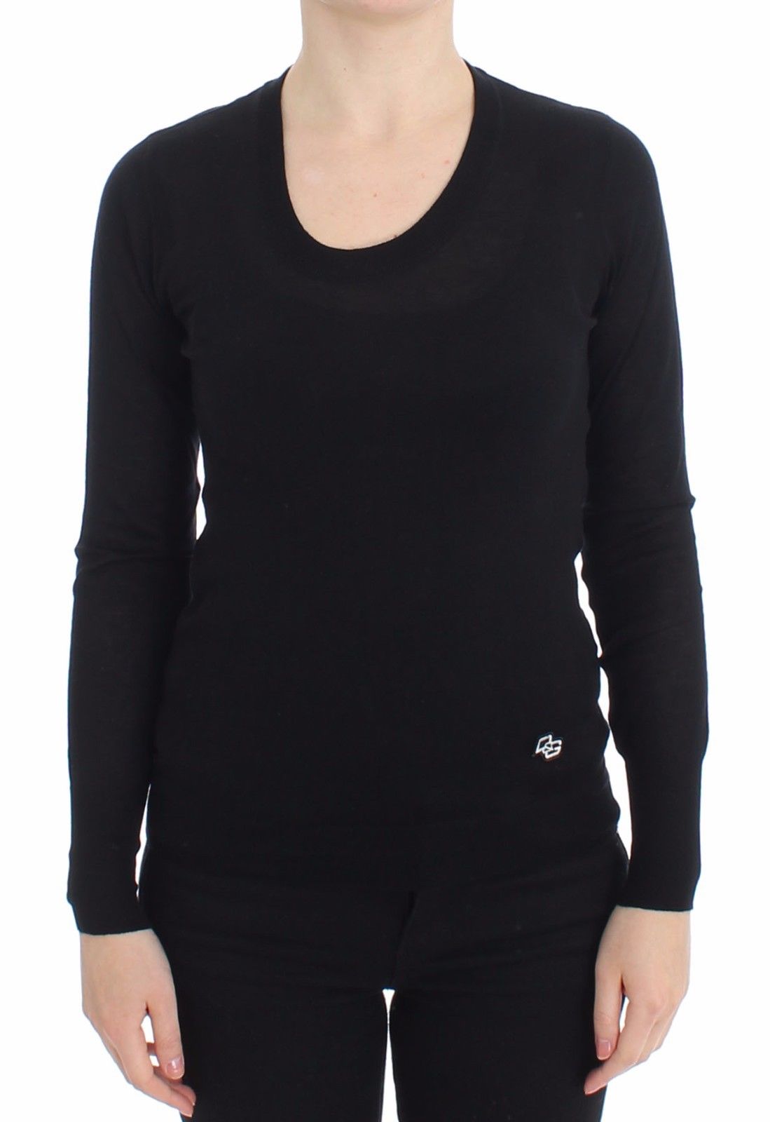 Dolce & Gabbana Women's Crewneck Pullover Black SIG13364 - IT46|XL