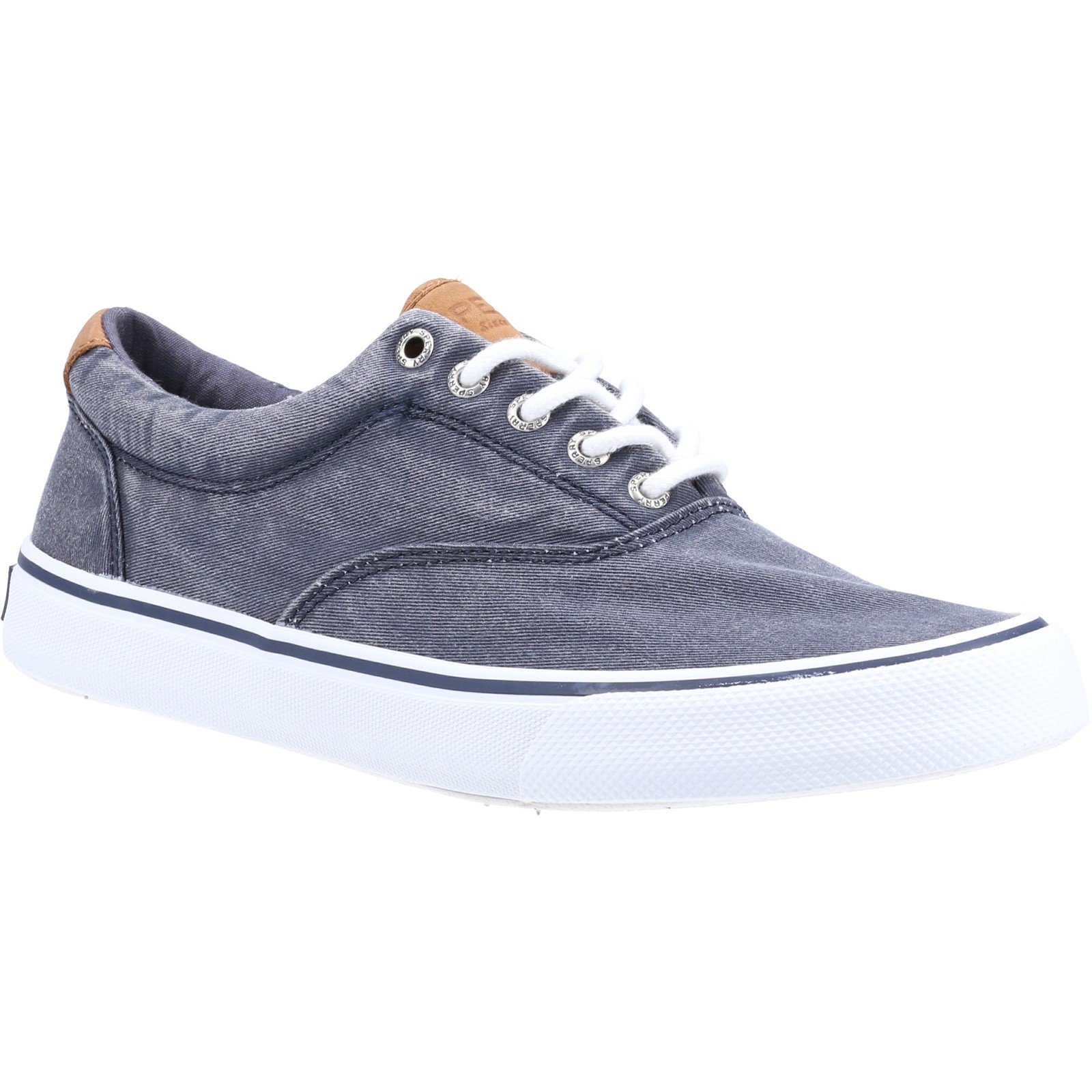 Sperry Men's Striper II CVO Canvas Trainers Various Colours 32397 - Salt Washed Navy 12