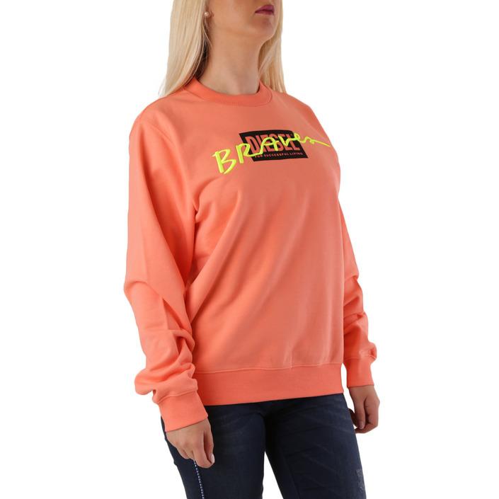 Diesel Women's Sweatshirt Orange 312566 - orange S