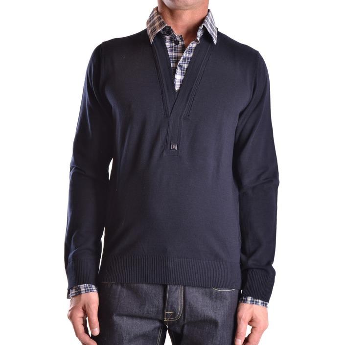 Bikkembergs Men's Sweater Blue 184443 - blue L