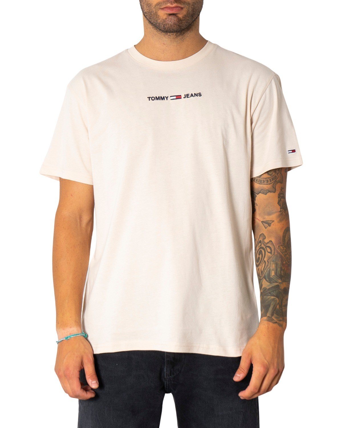 Tommy Hilfiger Jeans Men's T-Shirt Various Colours 299523 - beige S