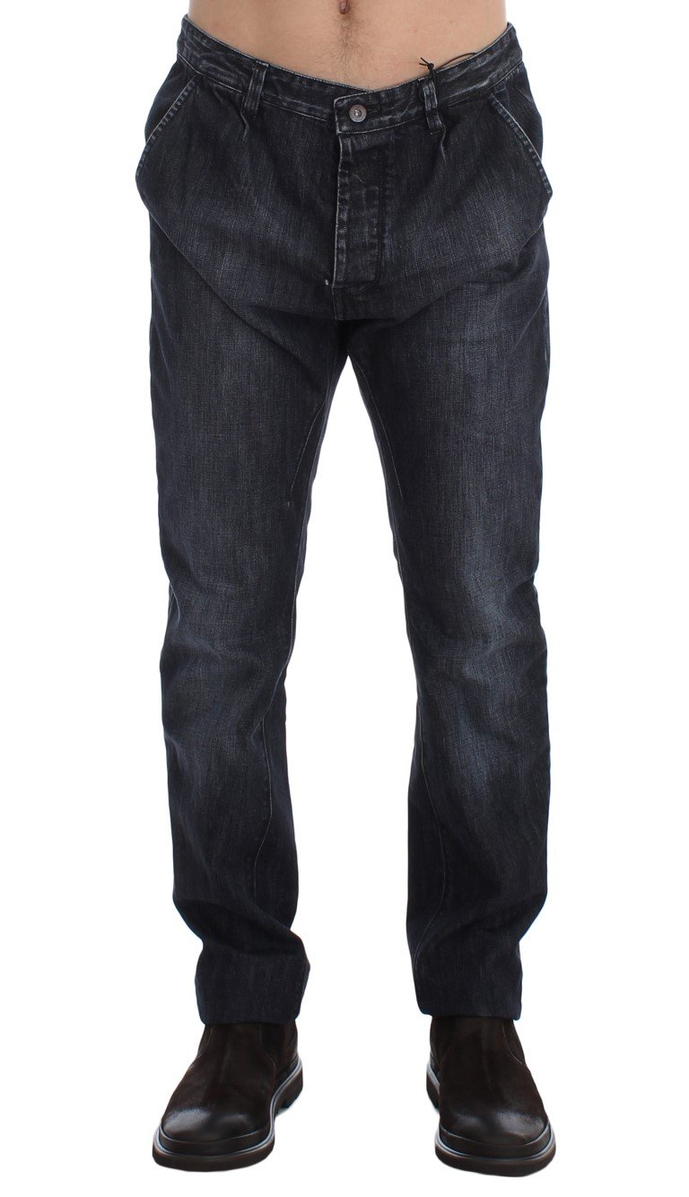 Costume National Men's Wash Regular Fit Cotton Jeans Blue SIG17963 - W34