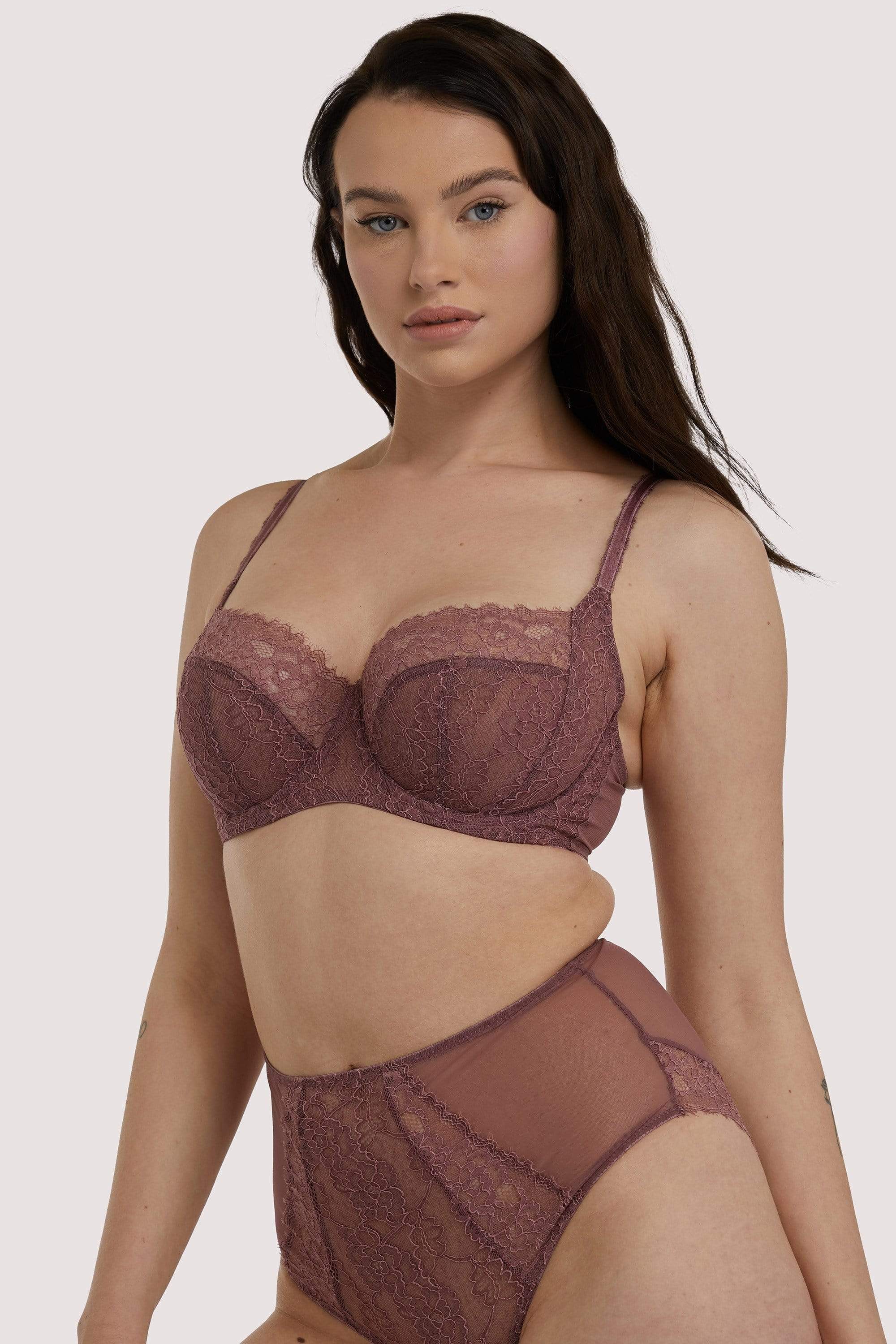 Deja Day Rosalyn Mocha Full Coverage Bra 32D