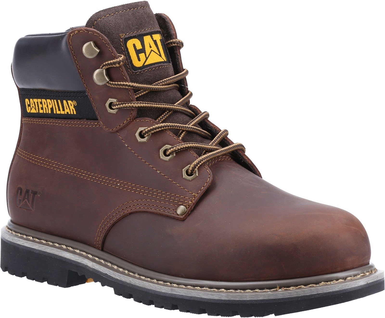 Caterpillar Unisex Powerplant S3 GYW Safety Boot Various Colours 32630 - Brown 6