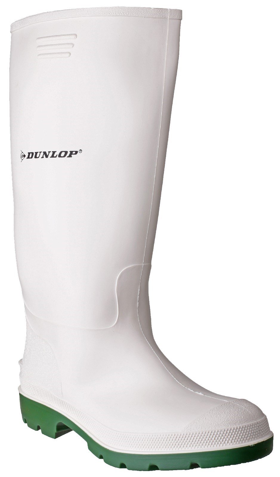 Dunlop Men's Pricemastor Wellington Boot White Green 23164 - White/green 7