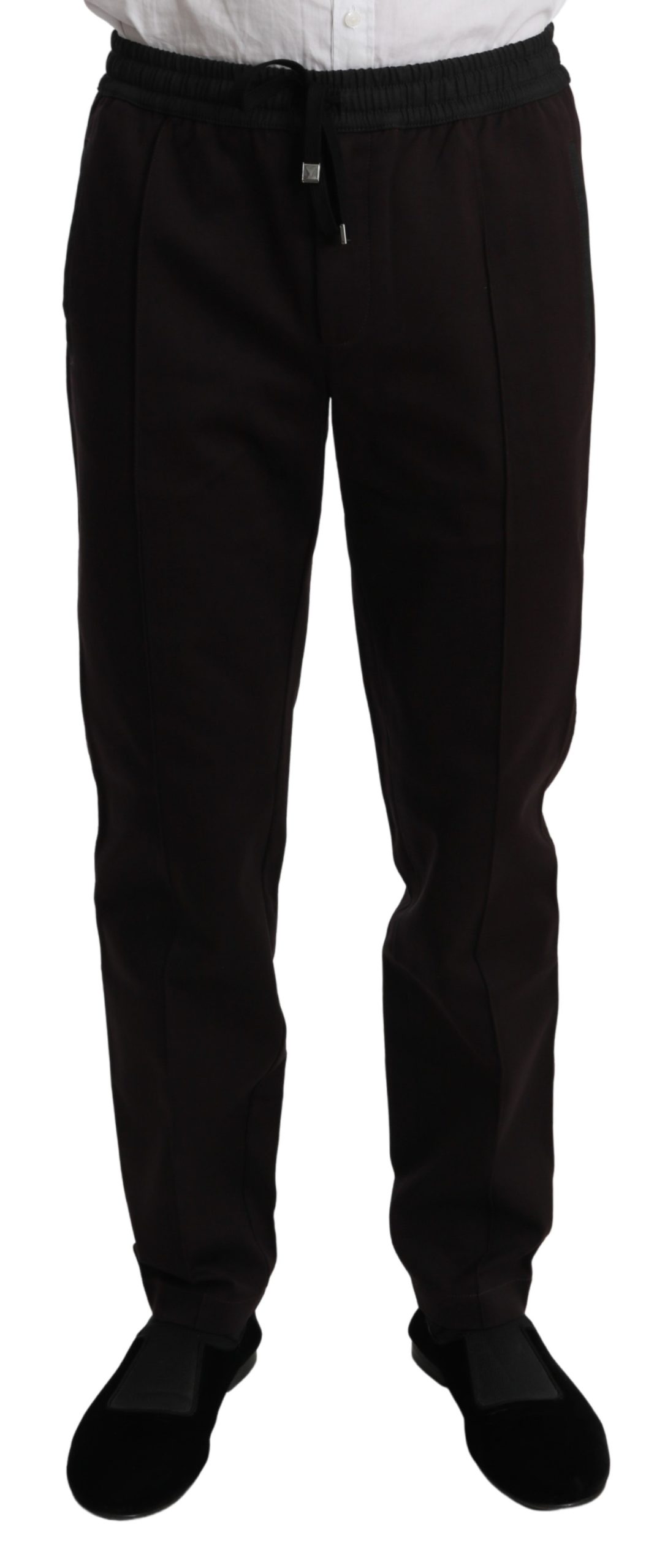 Dolce & Gabbana Men's Sweatpants Cotton Trouser Bordeaux PAN70997 - IT48 | M