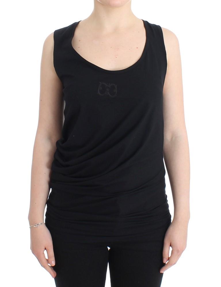 Cavalli Women's Tank Top Black SIG11610 - IT50|3XL