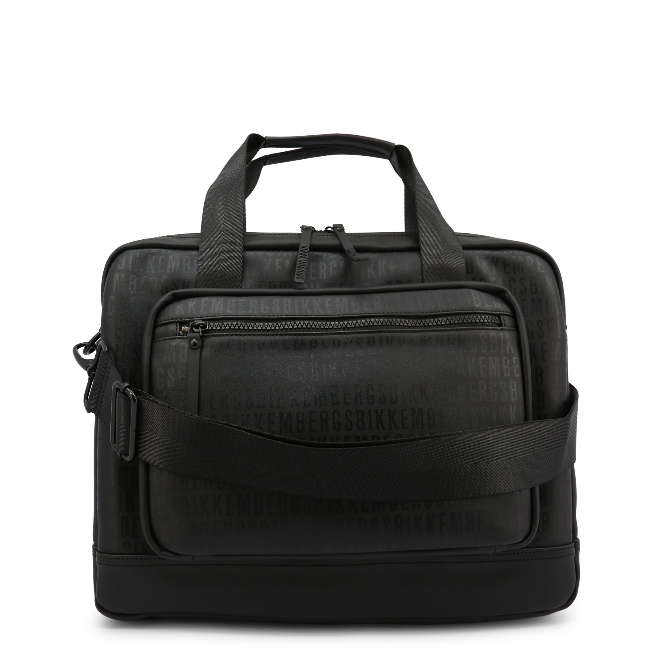 Bikkembergs Men's Briefcase Black E2APME81005C - black-1 NOSIZE