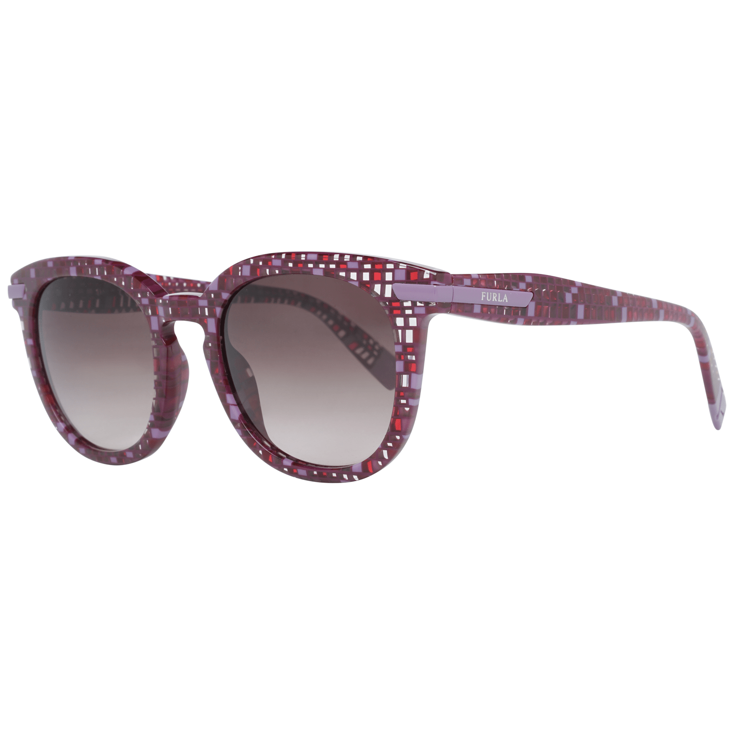 Furla Women's Sunglasses Burgundy SFU036 490GB4