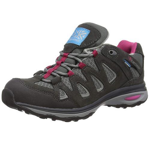 Karrimor Women's Weathertite Rise Waterproof Trekking Boot Multicolor Isla Low - Black C/Pink UK-7