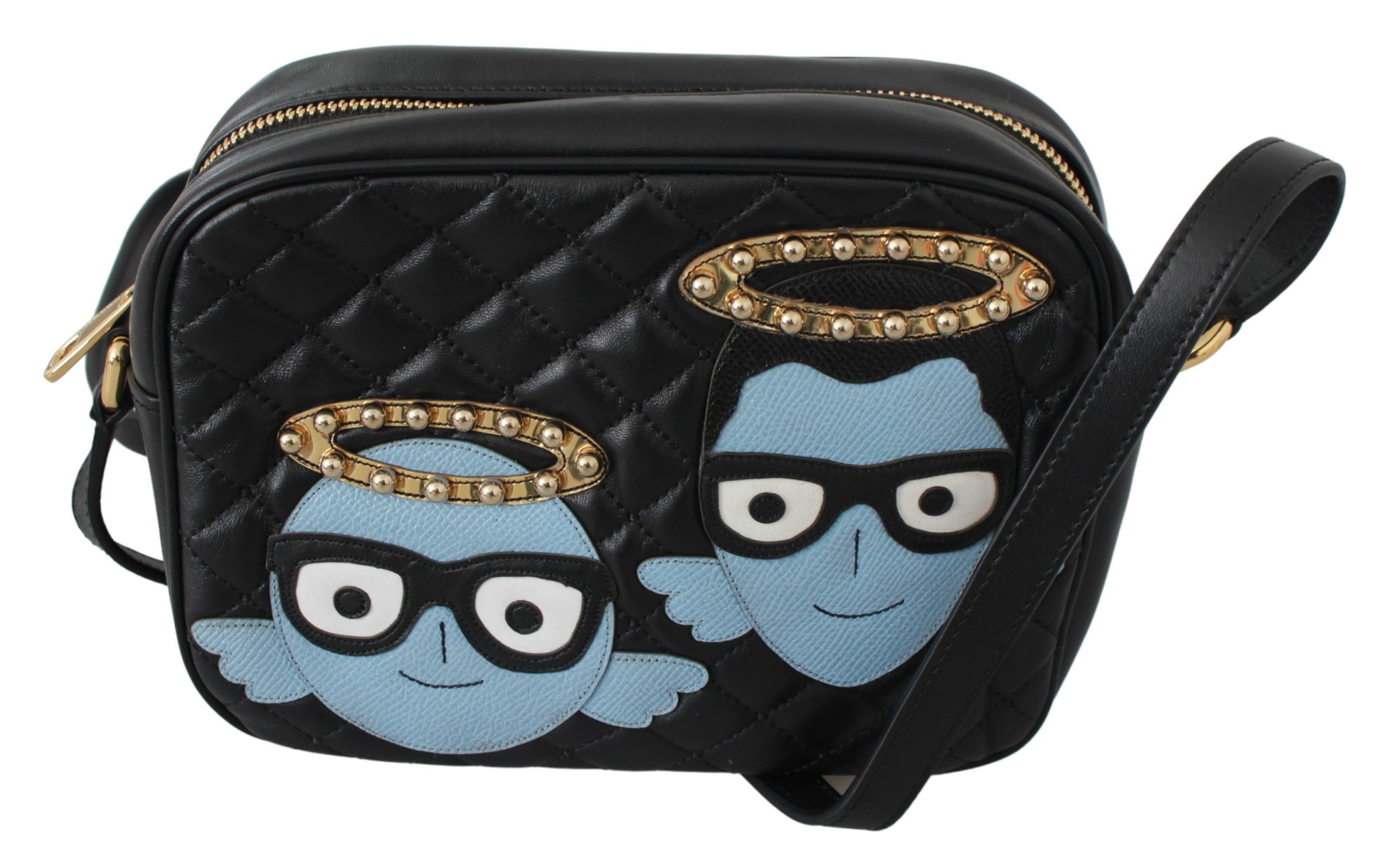 Dolce & Gabbana Leather Quilted Bag Black VAS9391