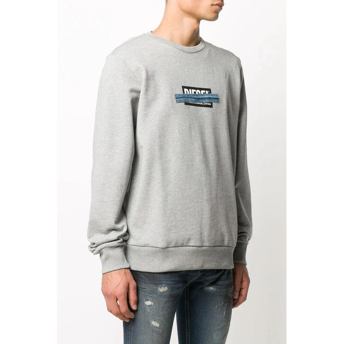 Diesel Men's Sweatshirt Grey 293910 - grey L