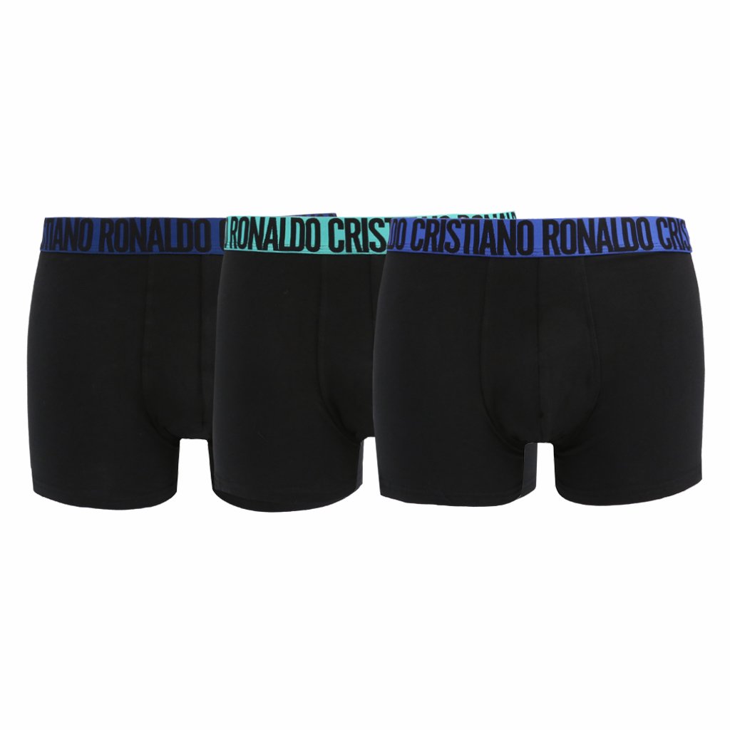 CR7 Cristiano Ronaldo Men's Boxer Shorts Various Colours 8100-49 - black-3 XXL