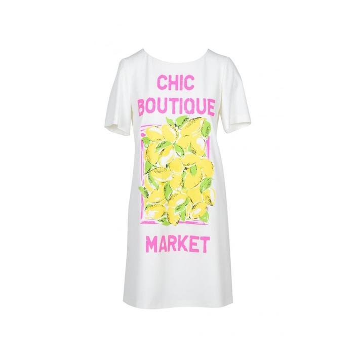 Boutique Moschino Women's Dress White 171706 - white 40