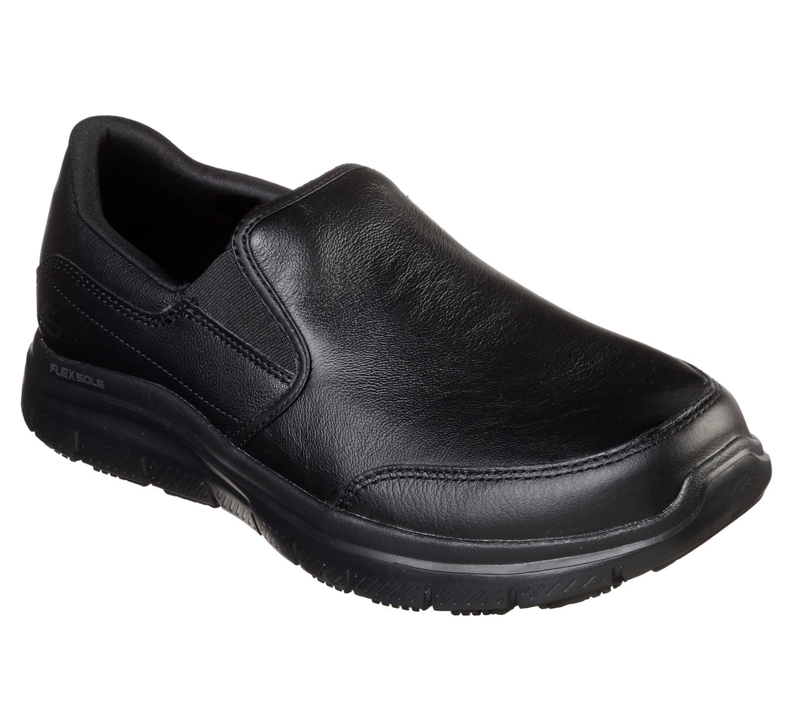 Skechers Unisex Bronwood Wide Slip Trainer Black 32950 - Black 6