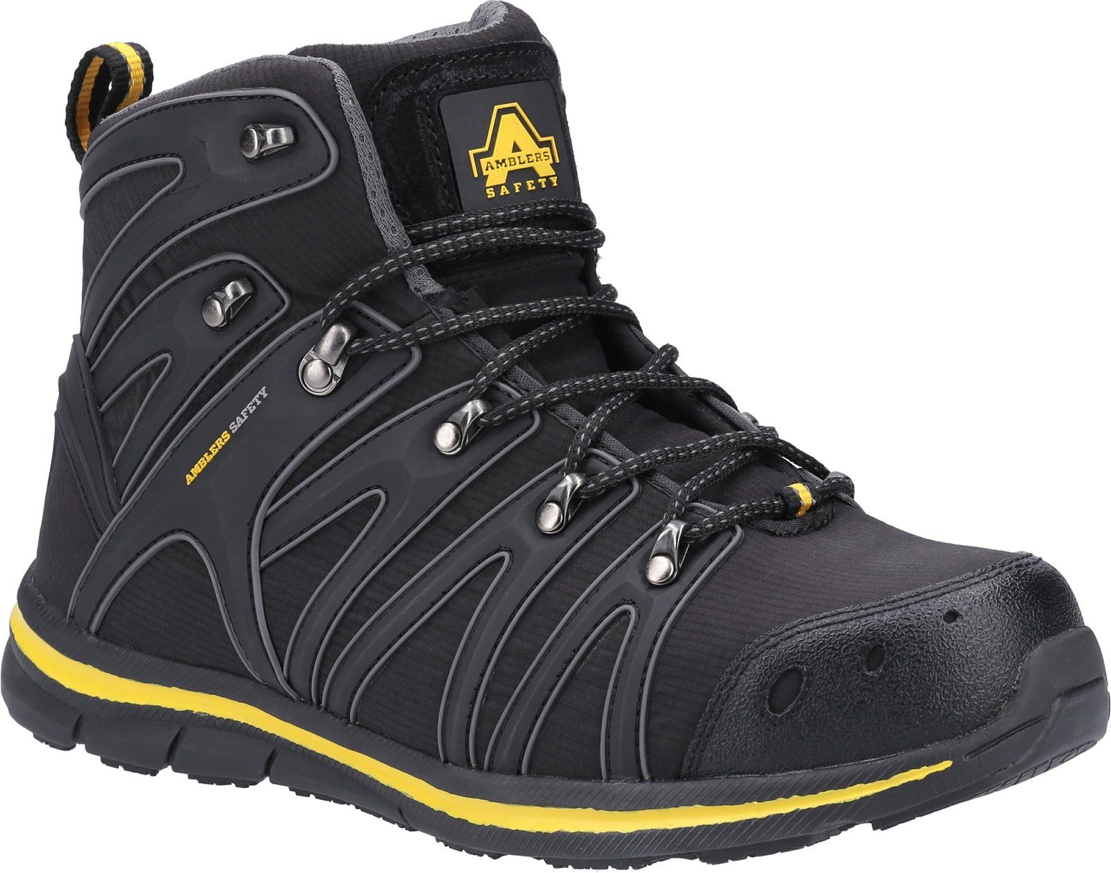 Amblers Safety Unisex Boot Black 31390 - Black 6