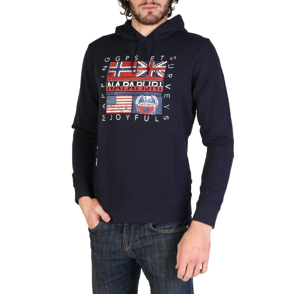Napapijri Men's Sweatshirt Various Colours BACHU_N0YINY - blue S