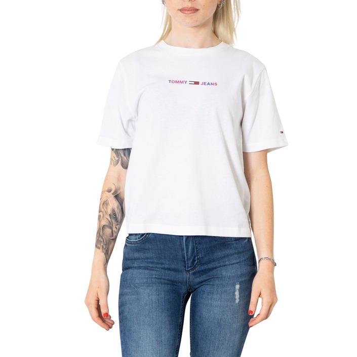 Tommy Hilfiger Jeans Women's T-Shirt Various Colours 273115 - white XXS
