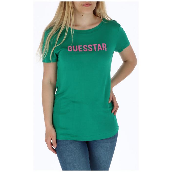 Guess Women's T-Shirt Green 258505 - green XS