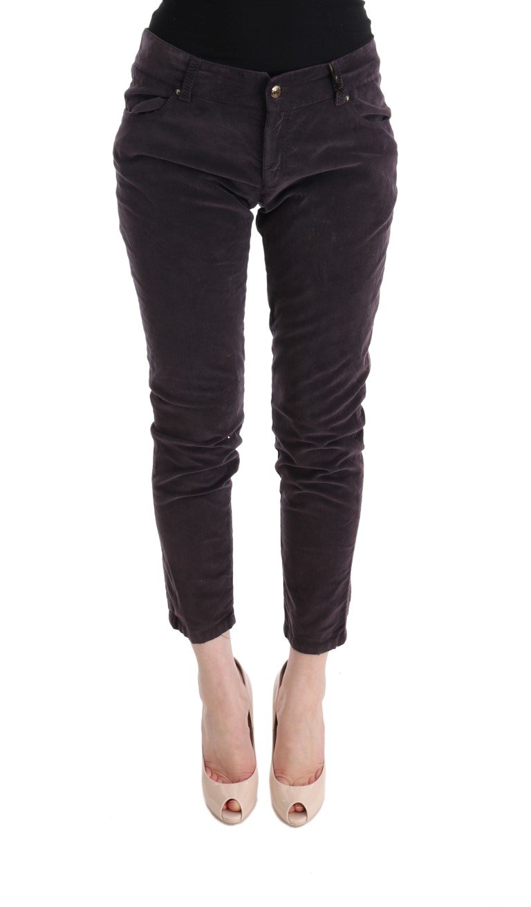 Ermanno Scervino Women's Cropped Trouser Brown SIG30307 - IT40|S