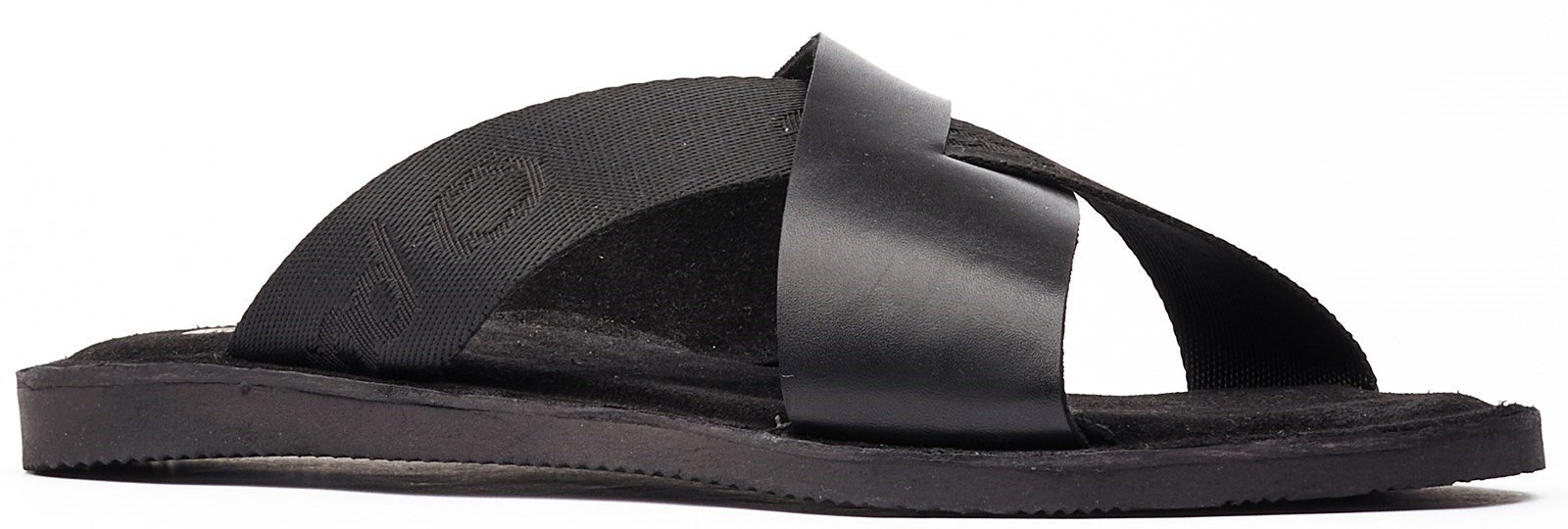 Base London Men's Miso Slip On Sandal Various Colours 32261 - Black 7
