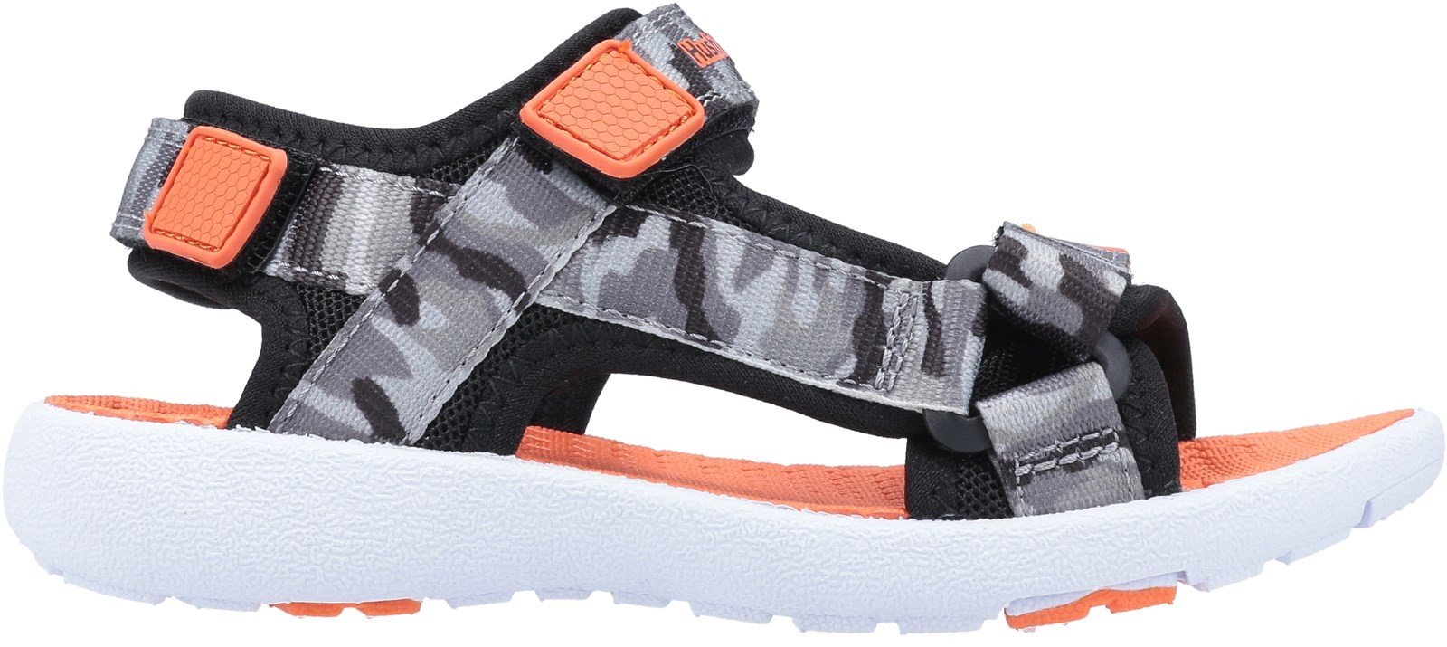 Hush Puppies Kid's Miles Quarter Strap Sandal Various Colours 32655 - Orange 10