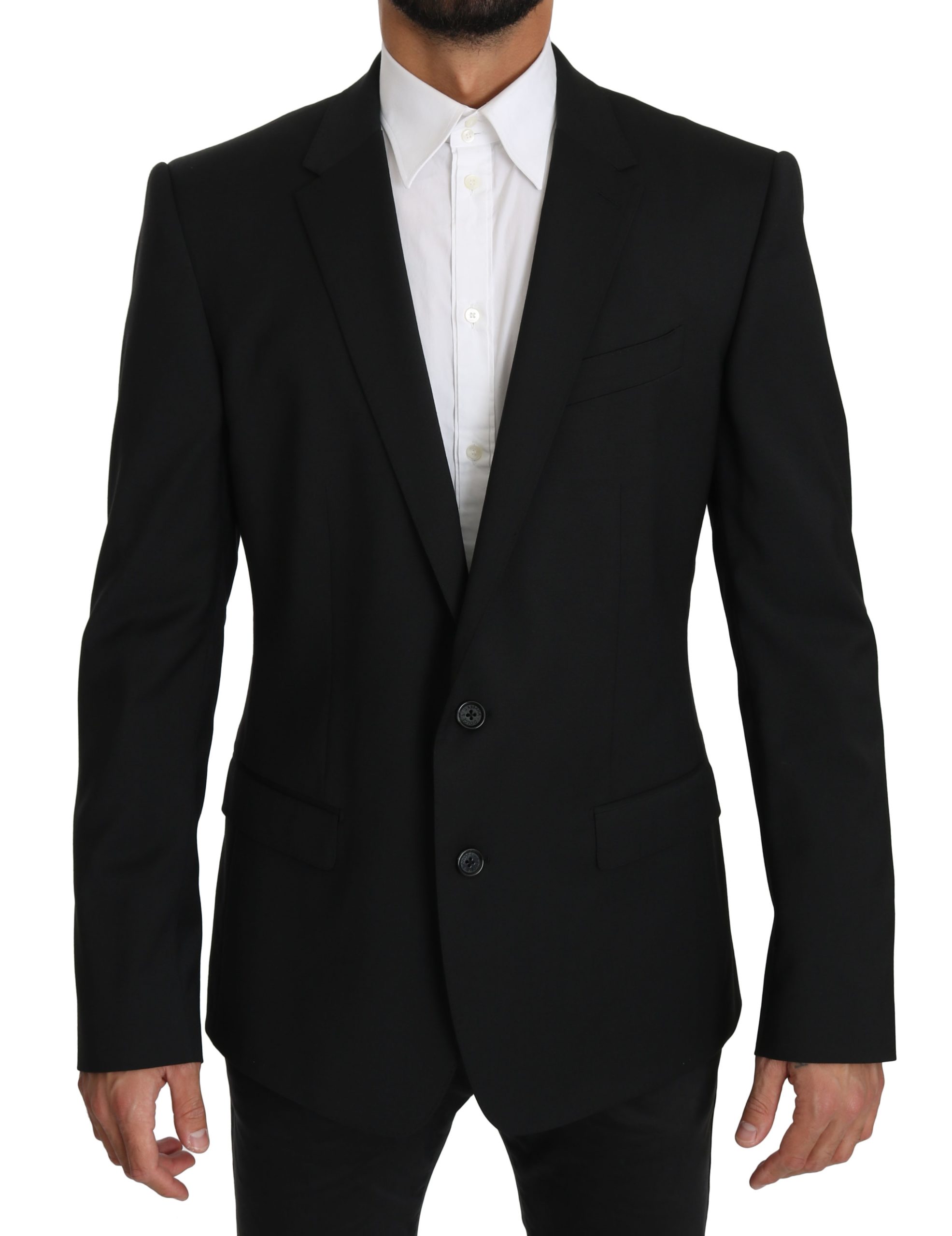 Dolce & Gabbana Men's Single Breasted MARTINI Blazer Black JKT2482 - IT52 | XL