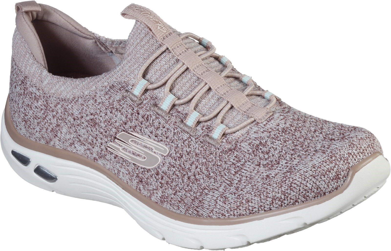Skechers Women's Relaxed Fit Empire D'Lux Sharp Trainers Various Colours 30300 - Rose 3