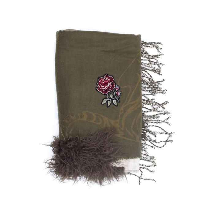 Desigual Women's Scarf Green 165584 - green UNICA