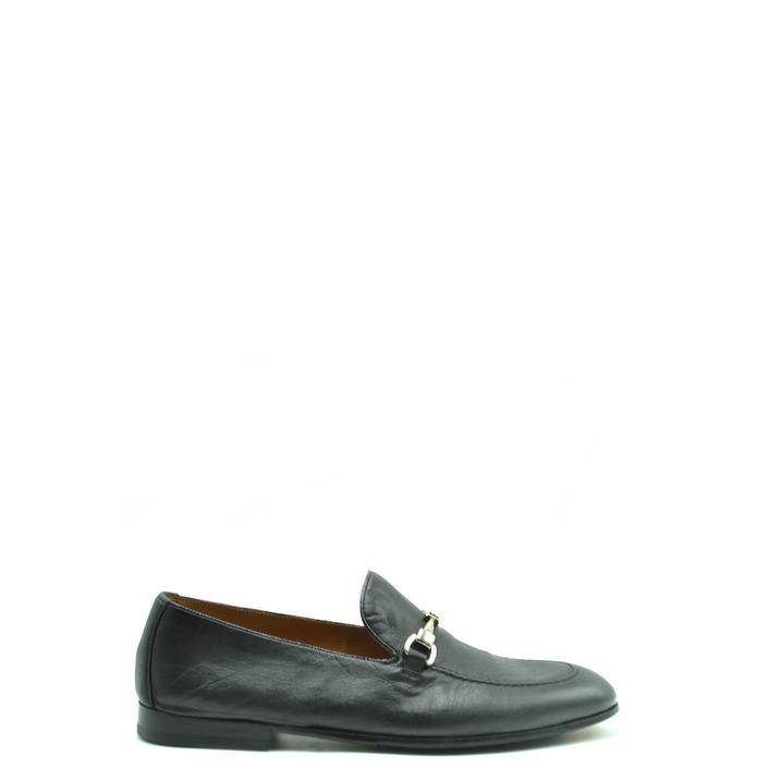 Doucal's Men's Loafer Black 179848 - black 42