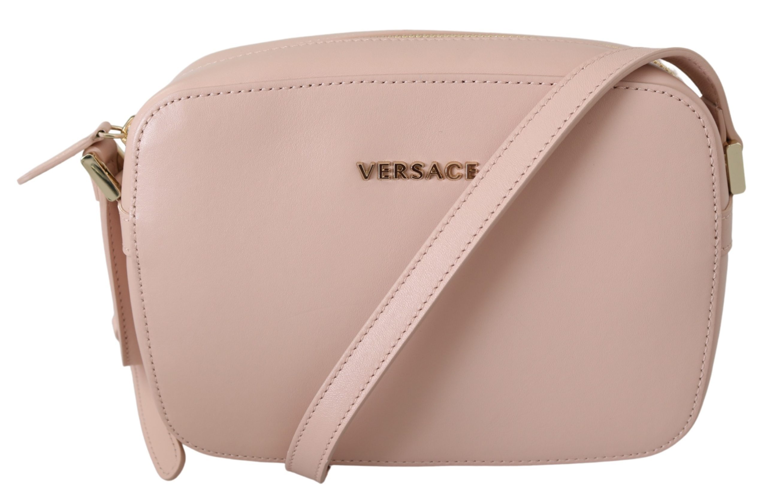 Versace Women's Leather Crossbody Bag Pink 8053850421633